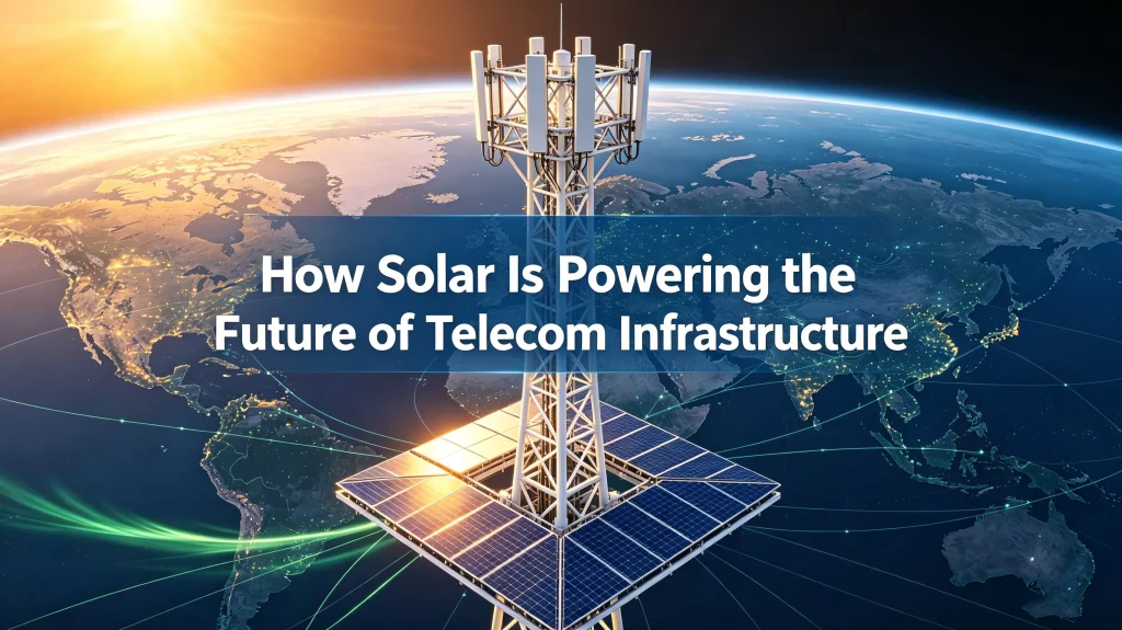 How Solar Is Powering the Future of Telecom Infrastructure