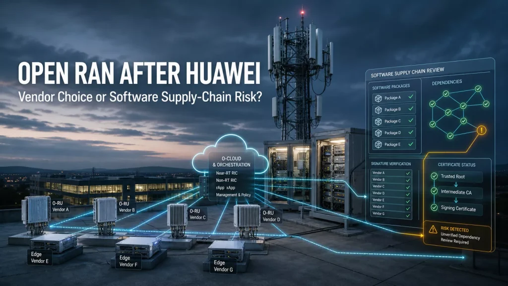 Open RAN After Huawei: More Vendor Choice or More Software Supply-Chain Risk?
