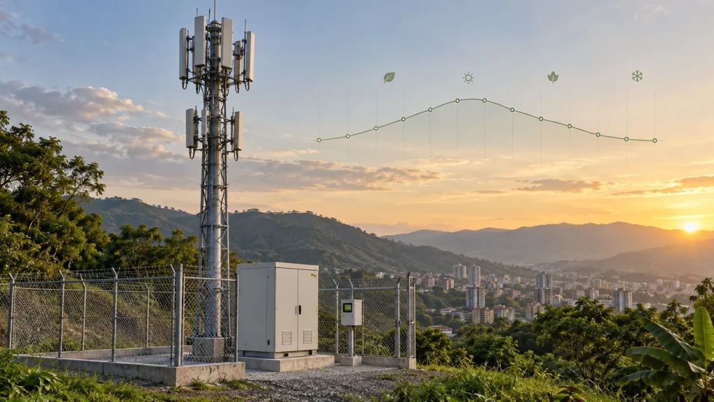 How Much Energy Does a 5G Macro Base Station Use per Year in Latin America?